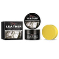 Leather cleaning cream kit showing 100g PET bottle and sponge applicator
