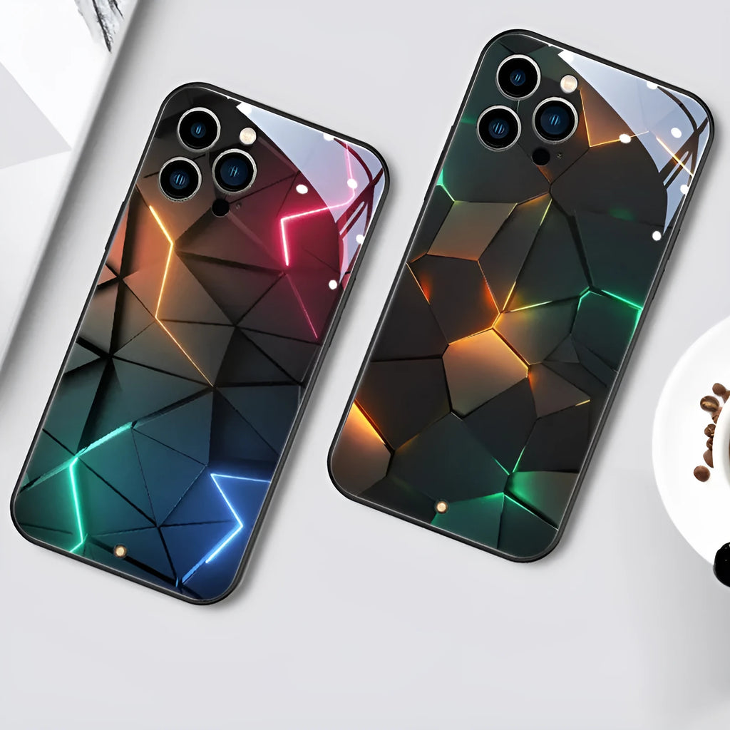 Xpress 14 tempered glass mobile phone case with light notification for iPhone models