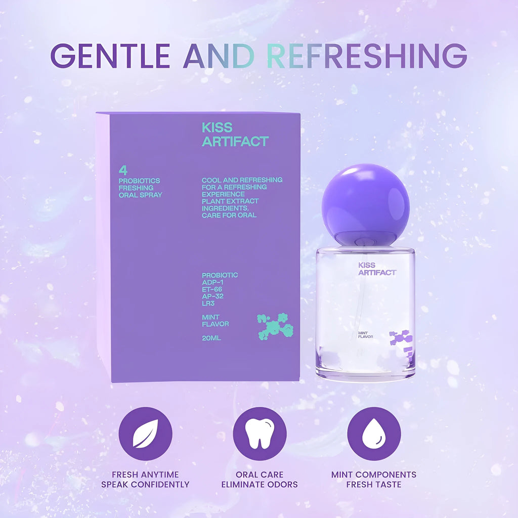 20ml oral probiotic spray bottle for portable hydration support
