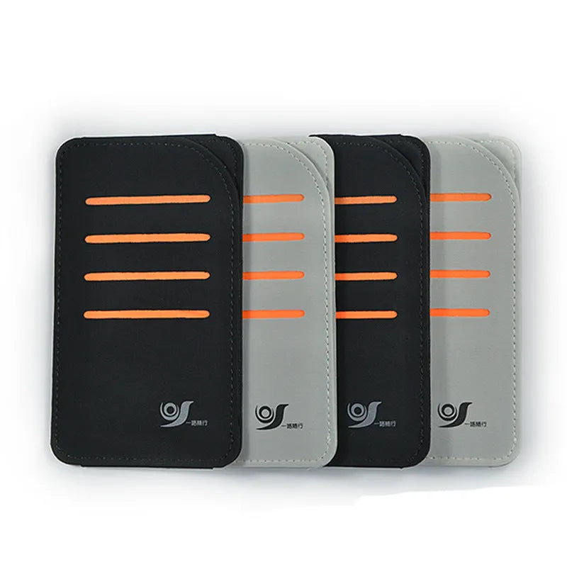 Set of four tinted car window shading panels with a vehicle-mounted storage bag.