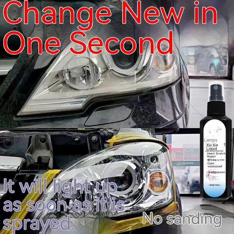 100ml bottle of car headlight renovation repairing liquid for plastic headlight covers