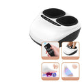 Black basic style foot massager with push-button control and removable washable cloth cover