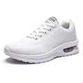 Casual Flyknit breathable running shoes in multiple colours with mesh upper and round toe