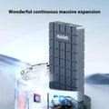 USB4 hard disk enclosure aluminium case measuring 50mm by 118mm with solid state drive compatibility