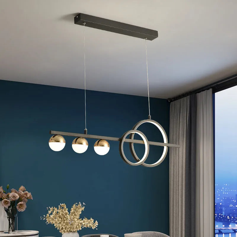 Modern rectangular aluminium ceiling light in black or gold finish, shown in three different lengths.