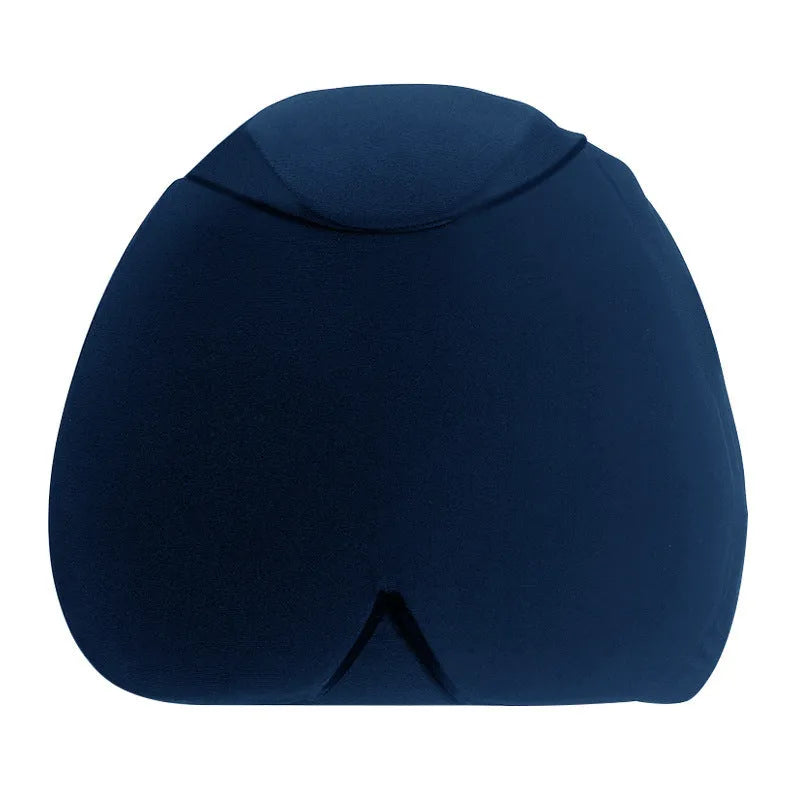 Solid colour fully enclosed cold compress cap in black, dark blue, or pink