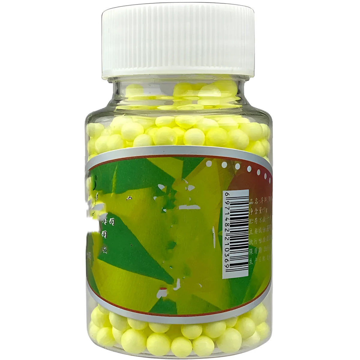European style carp floating foam bait soft bead in yellow fruit sweet and pink smell, 4-6mm and 7-9mm grains