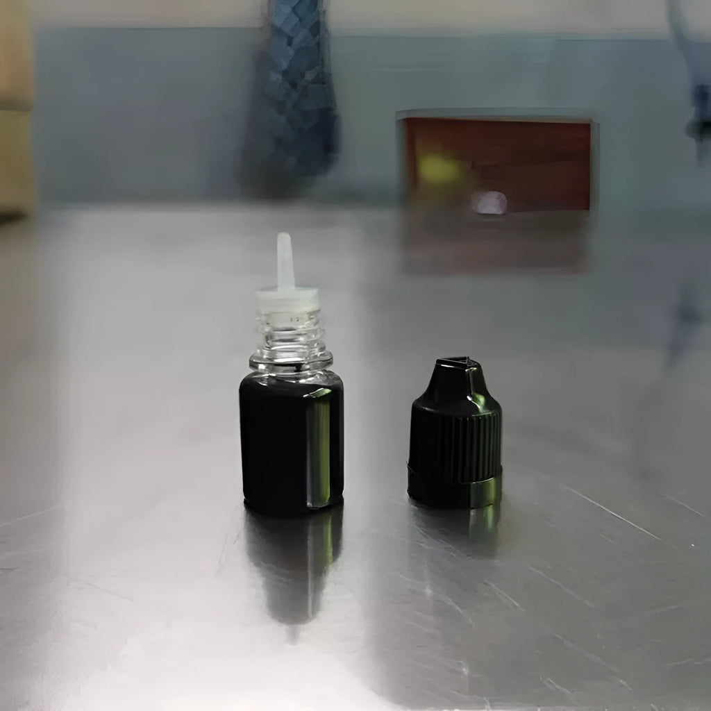 5ml black confidentiality seal ink bottle for office document security stamps
