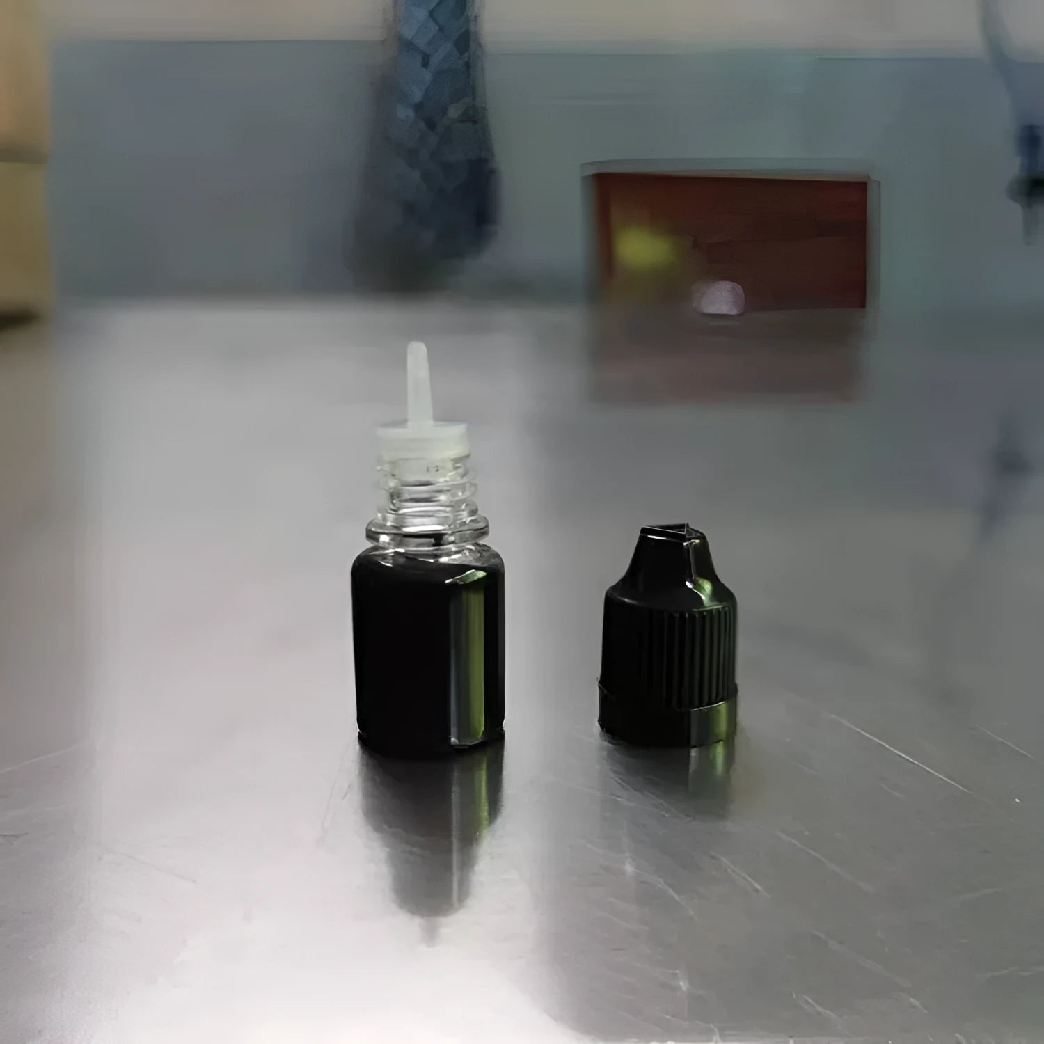 5ml black confidentiality seal ink bottle for office document security stamps