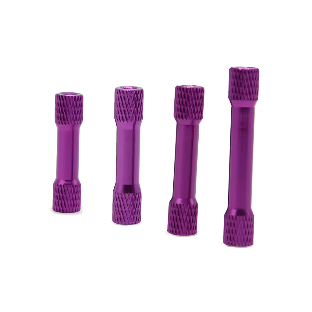 Aluminium M3 non-slip mesh column for FPV drone frame crossing machine build, 25mm to 35mm length options