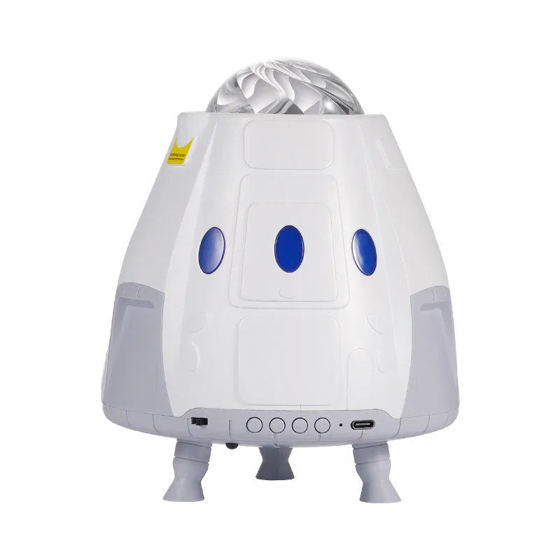 Creative Space Capsule Starry Atmosphere USB Projection Lamp in Space White or Space Gray