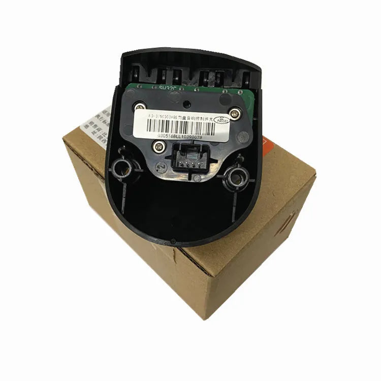 Black steering wheel audio controller button for F3 and F3R car models.