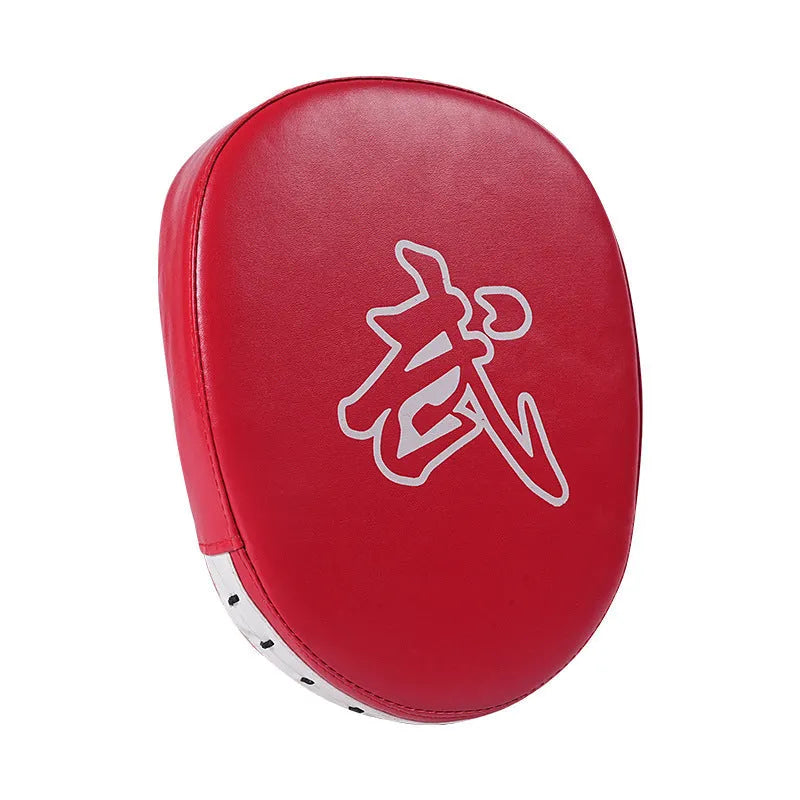 A pair of vertical PU boxing punch mitts hand targets for Muay Thai and Sanda training.