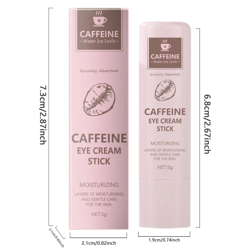 Caffeine eye cream 5g tube for reducing fine lines and dry lines, universal skin type