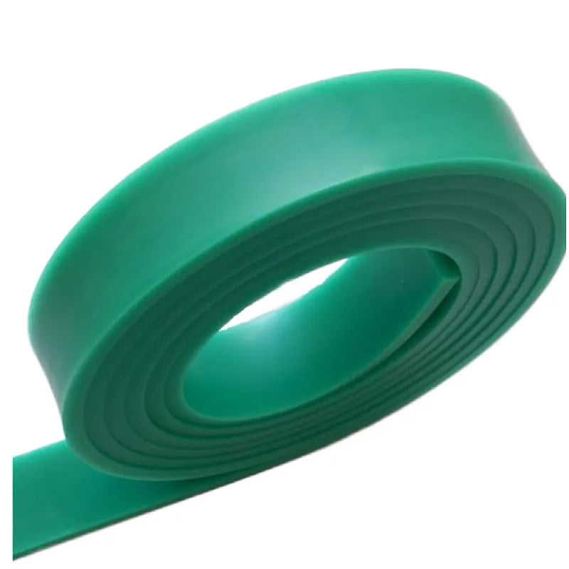 Green aluminium alloy squeegee with scratch handle, 50cm long with 10cm wide metal blade