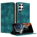 PU leather phone case with multi-card insert and bracket for Samsung A14 in black