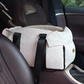 Beige white pet car nest diaper bag with dimensions 23x20x40cm for small dogs