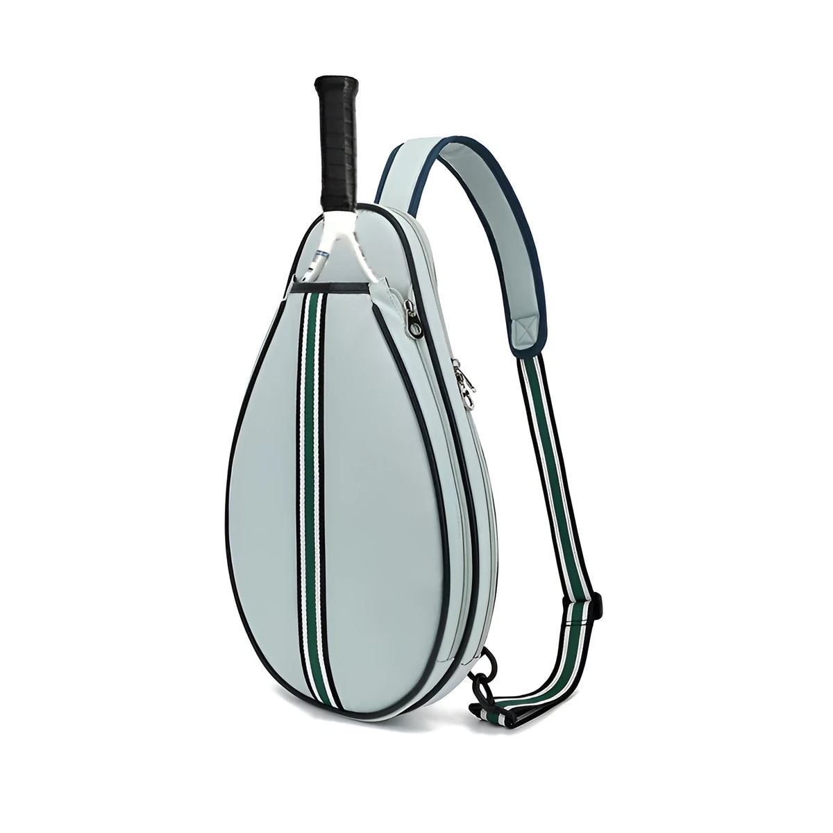 Waterproof Oxford cloth one-shoulder badminton bag with polyester lining and below 20L capacity