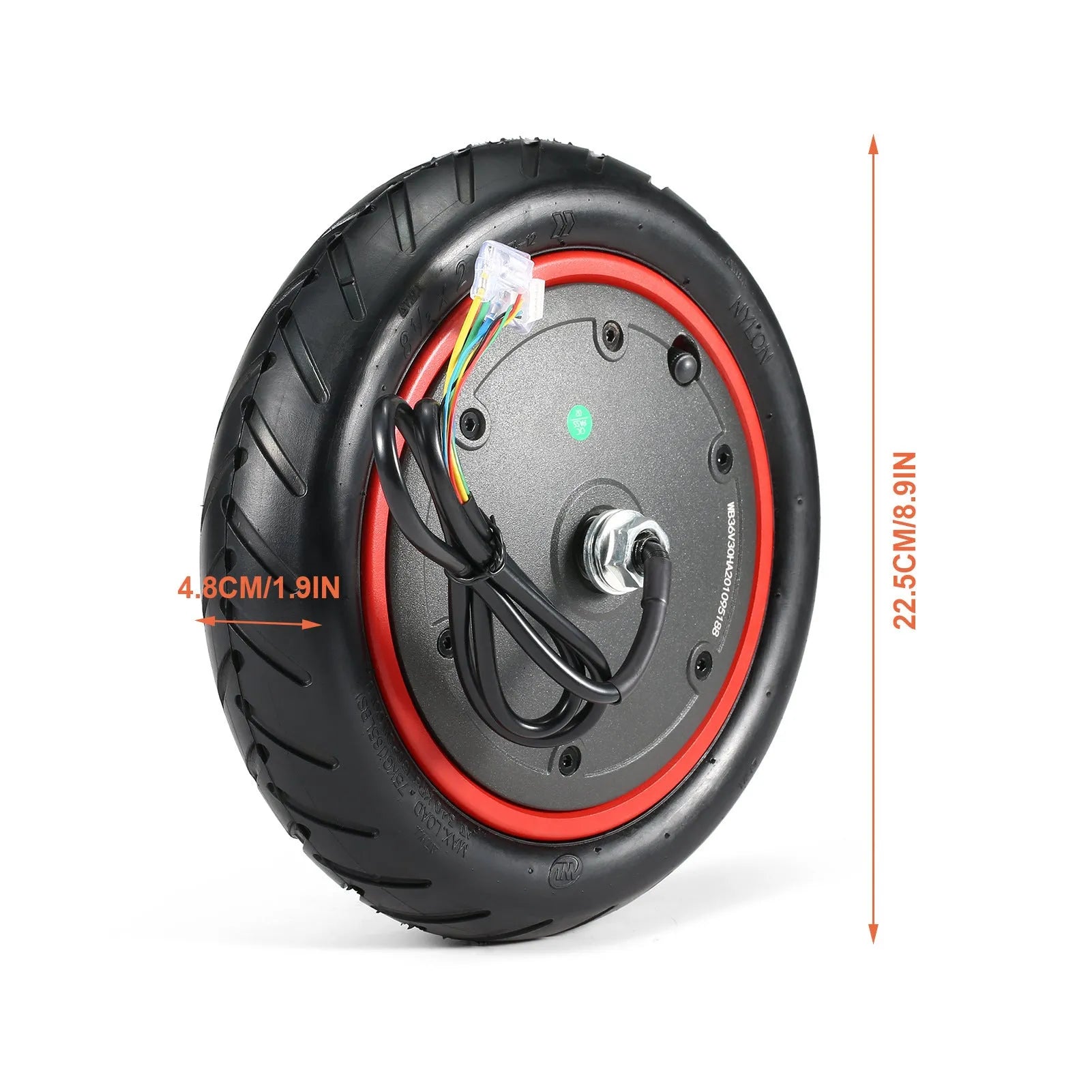 8.5 inch black rubber scooter motor tyre for Pro 350w electric scooters
