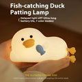 Pat night light bedside table lamp in bedroom with Type-C charging and warm colourful light option