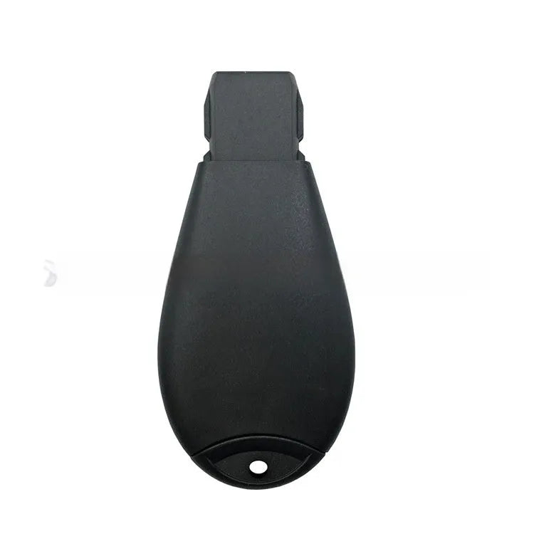 Blank nylon and ABS brass replacement car key shell for Dodge Chrysler smart keys, 85mm long.