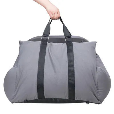 Pet car nest in light grey, dark grey or beige, 60x50x55cm, waterproof Dika mercerized fabric with cushion