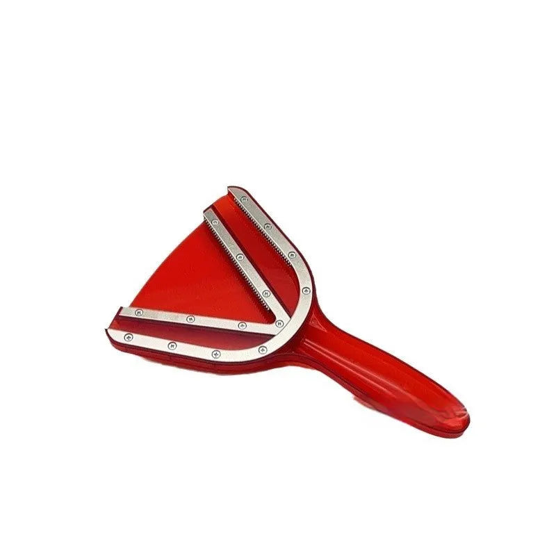 Telescopic plastic bottle opener with non-slip handle in red, clear, or grey colour