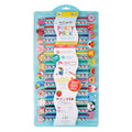 24-colour wooden pencil set with cartoon designs in paper packaging for training organisation