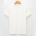 Men's solid colour short sleeve antibacterial quick-dry T-shirt on a hanger