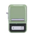 B21 food pricing machine label printer in black, 130x95x60mm, with thermal print and Bluetooth