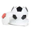 4L car refrigerator portable mini fridge black white football design 28.5x33.5x33.5cm