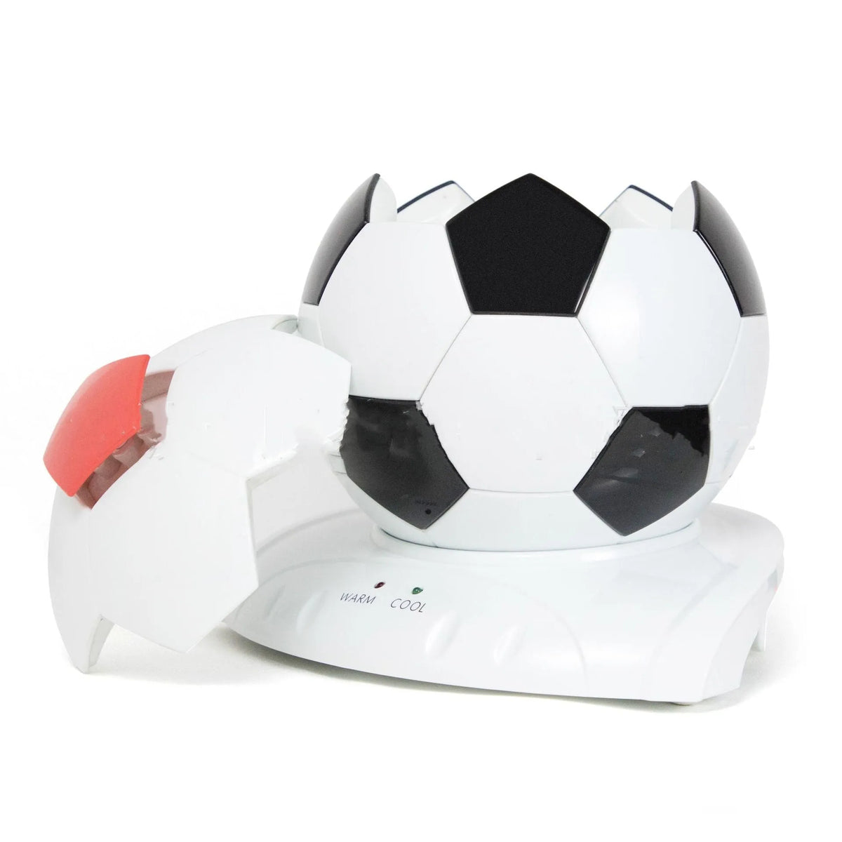 4L car refrigerator portable mini fridge black white football design 28.5x33.5x33.5cm