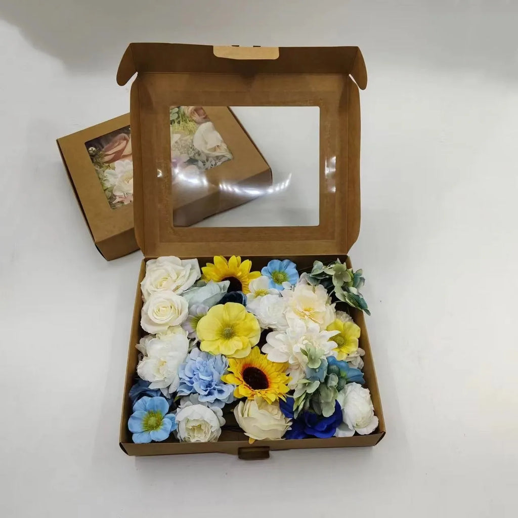 Silk flower and soft PVC artificial rose table vase decoration for wedding banquet home dining photography