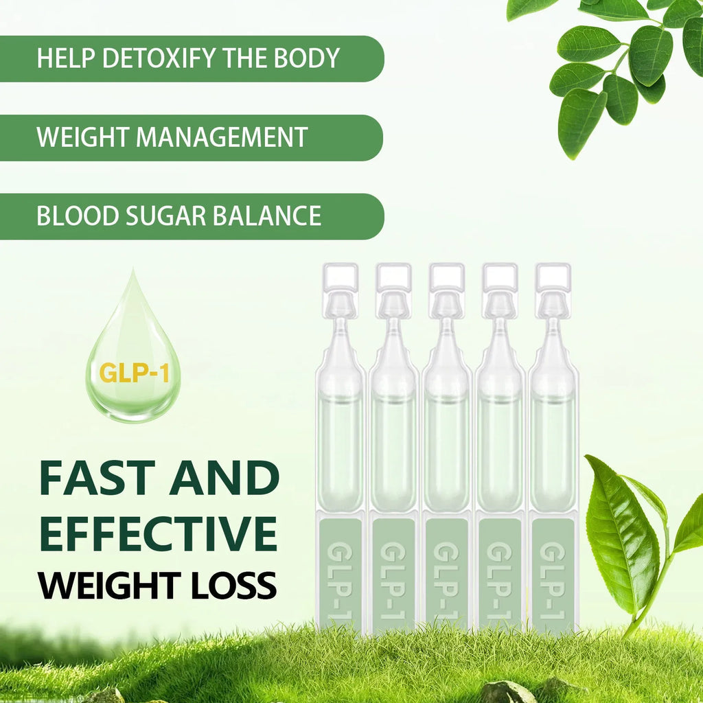Abdomen slimming body shaping care drops in boxed packaging with 5 pieces and 50g net content