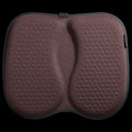 Honeycomb gel car seat cushion showing breathable pattern and gel construction