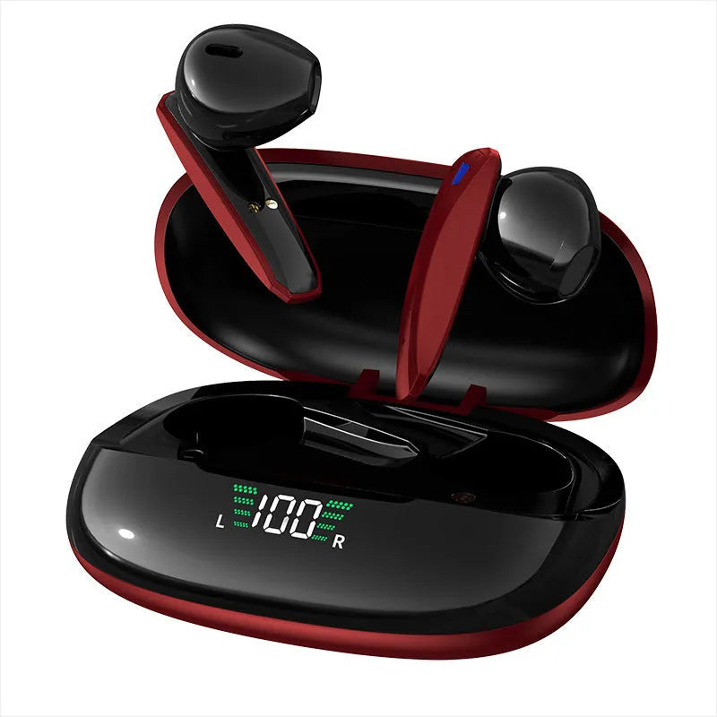 Y2 Green wireless Bluetooth gaming headset with low latency, stereo earplugs, and NFC