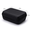 Multifunctional drop-resistant data cable storage bag, 17x12x7cm, nylon wear-resistant composite material with rope handle