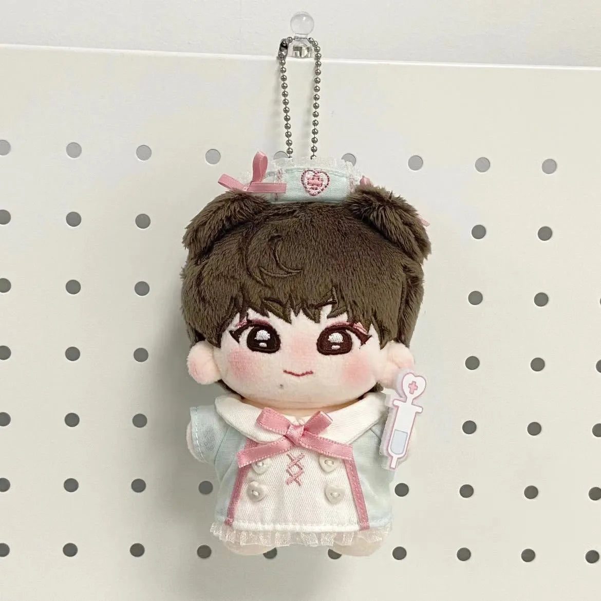 10cm doll clothes Little Nurse Suit cloth outfit in small hand guard colour for 10cm dolls