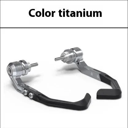 Pair of CNC aluminium bow guard protection pads for Honda CBR650F and CBR650R motorcycles.