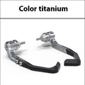 Pair of CNC aluminium bow guard protection pads for Honda CBR650F and CBR650R motorcycles.