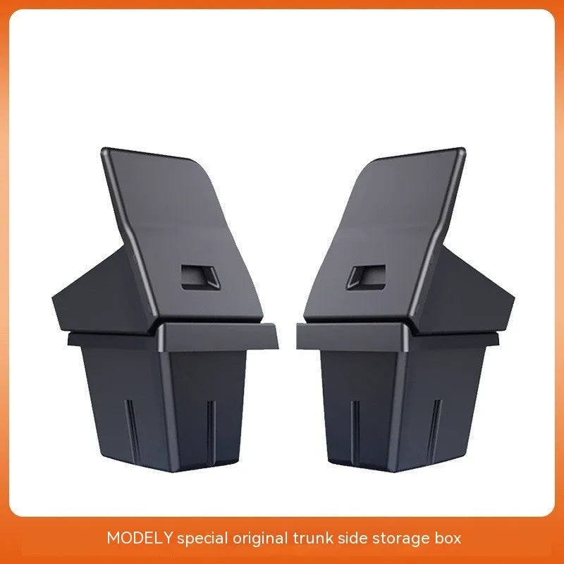 Tesla Model Y trunk side storage box covers TPE waterproof 2-piece set