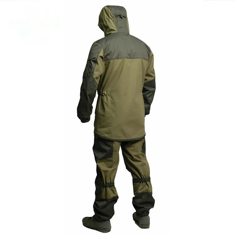 Men's Special Forces Mountain Battle Suit in camouflage, featuring a jacket and trousers set for tactical outdoor use.