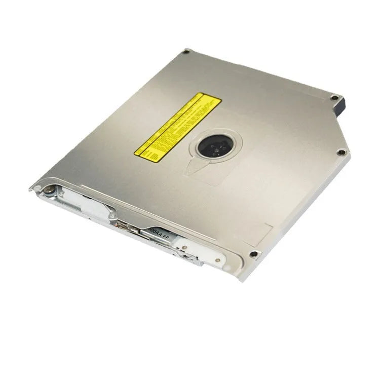 MacBook Pro 13-inch SuperDrive optical disc drive replacement part with silver aluminium casing