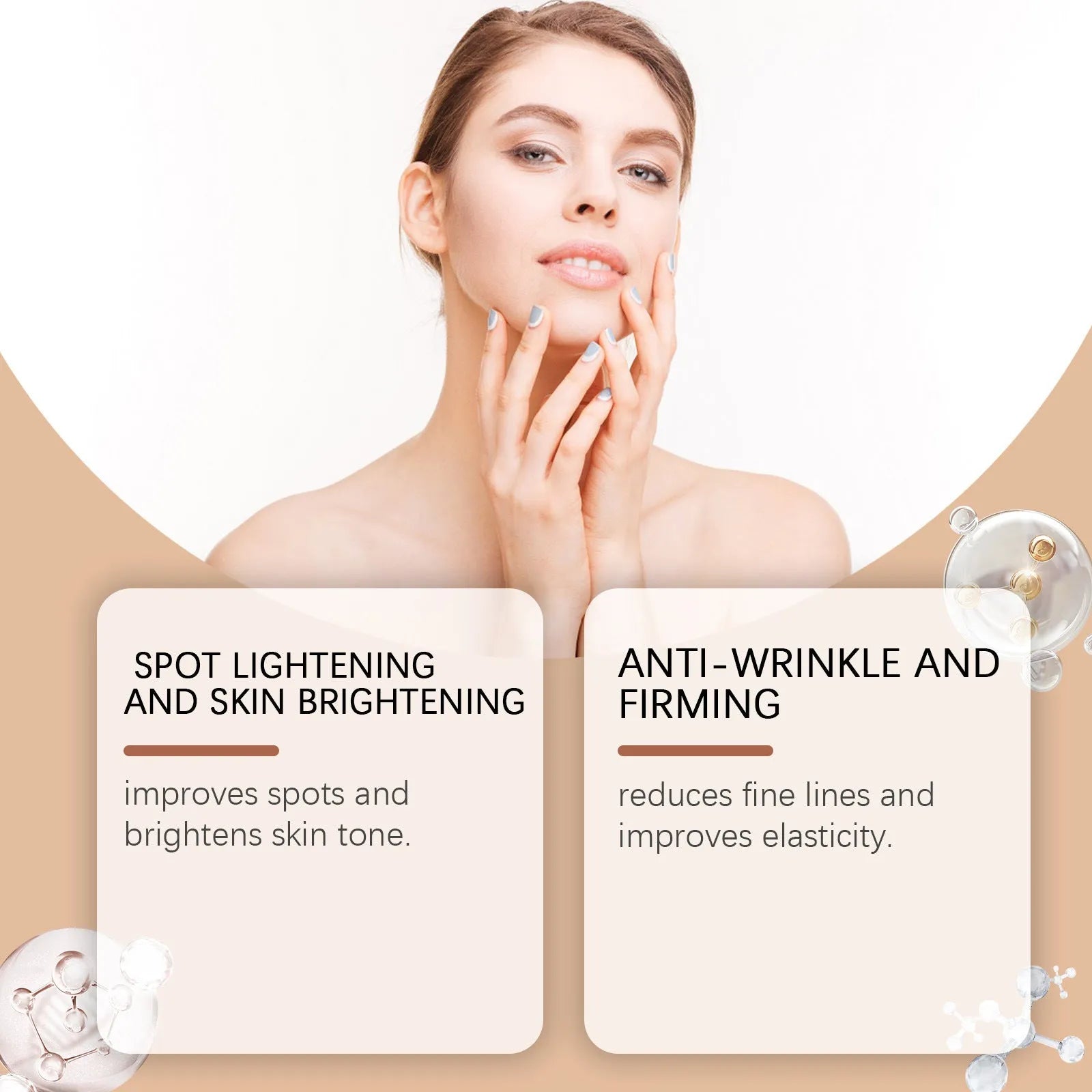 Single 30g sheet facial mask with arbutin and hyaluronic acid for delicate skin care.
