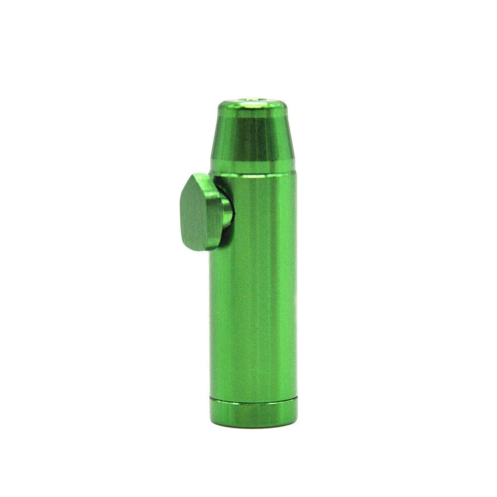 Aluminium alloy metal cigarette holder pipe with 53mm flat head in seven colour options