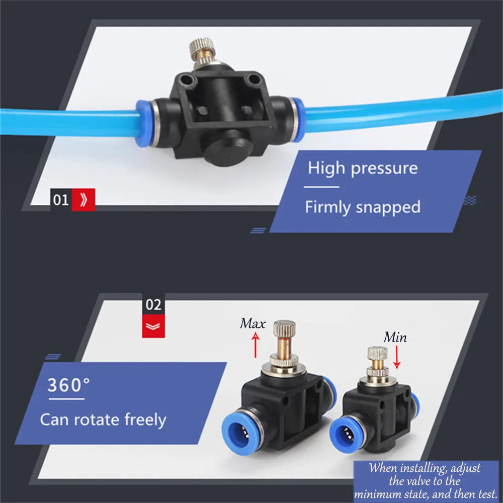 Turbo car decompress ornament kit with decorative doll, pressure regulating valve, and copper tubing