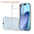 Transparent TPU anti-fall phone case with magnetic suction fits Apple iPhone 11 to 17 Pro Max
