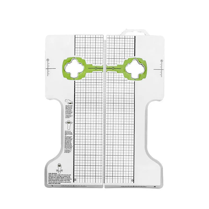 Shimano SPD-SL locking plate adjustment tool with 110mm x 290mm PP plastic construction