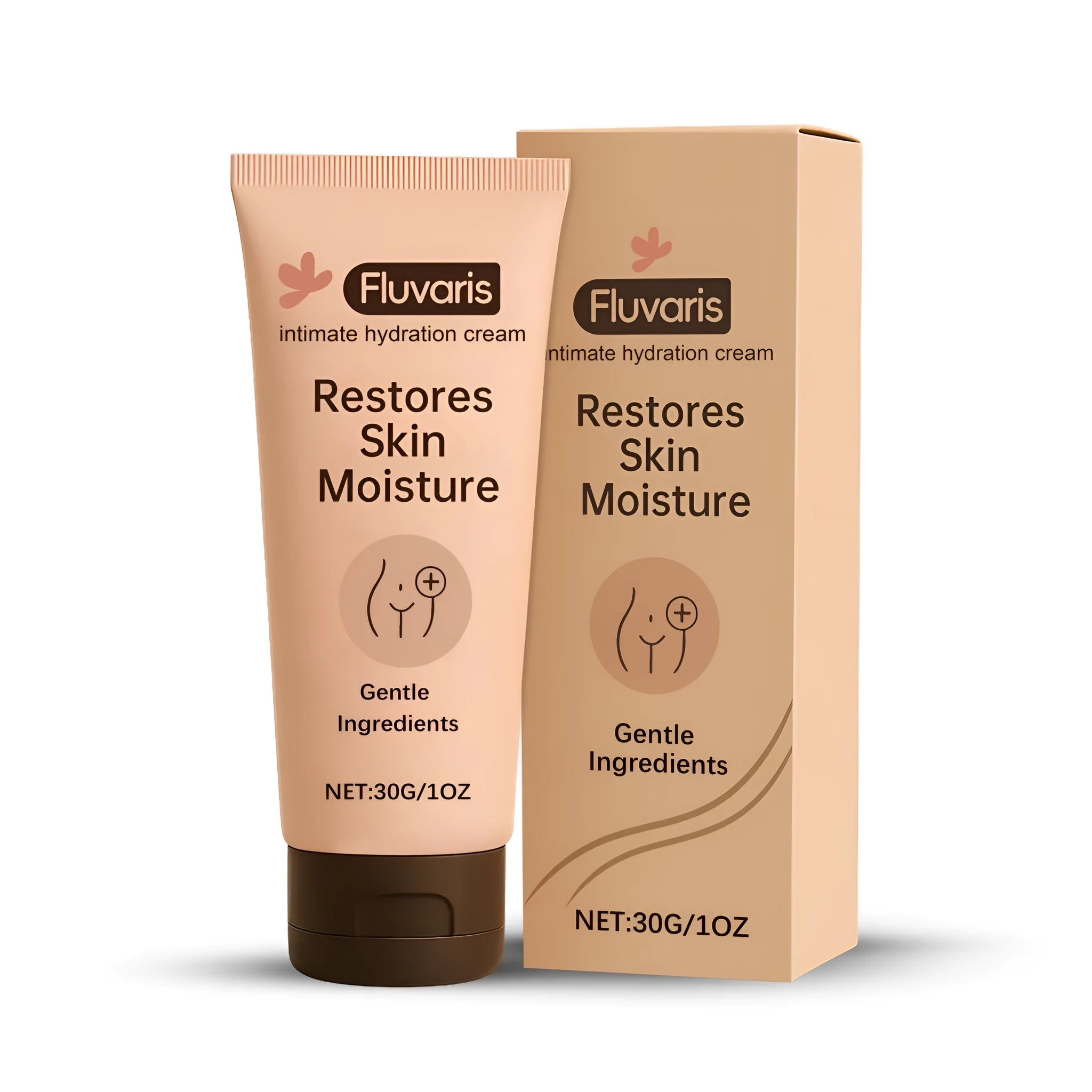 Intimate Hydration Cream 30g tube with aloe extract and lactic acid for sensitive intimate skin