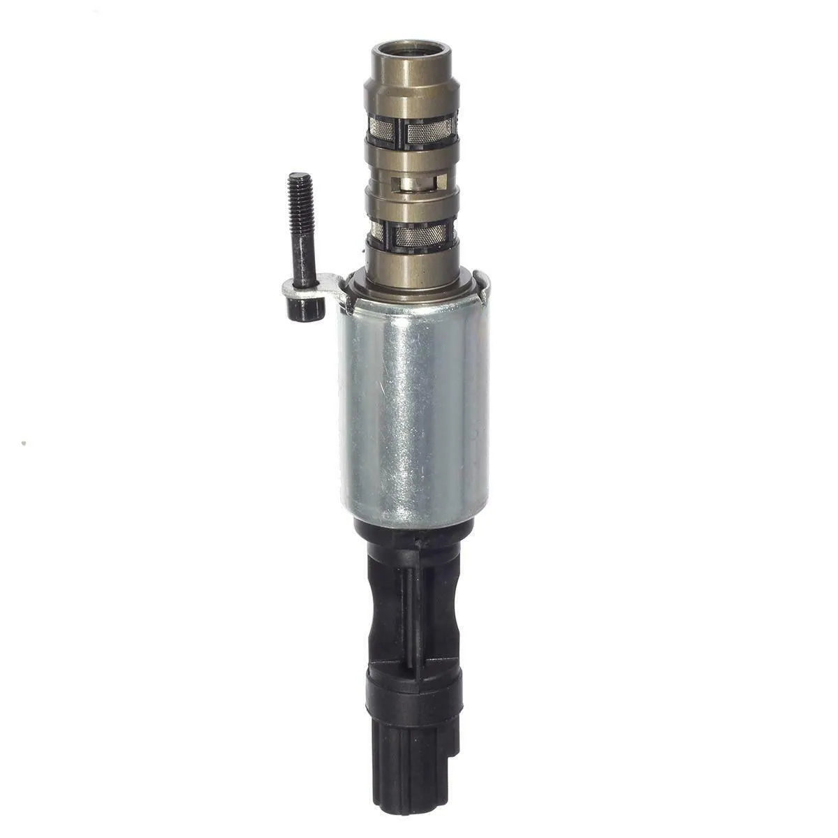 Ford oil control valve VVT solenoid replacement part with OEM numbers visible.